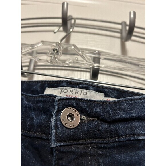Torrid Denim Jeans Jegging Skinny Ankle Women’s Plus Size 16R Stretch Dark Wash - Picture 5 of 15